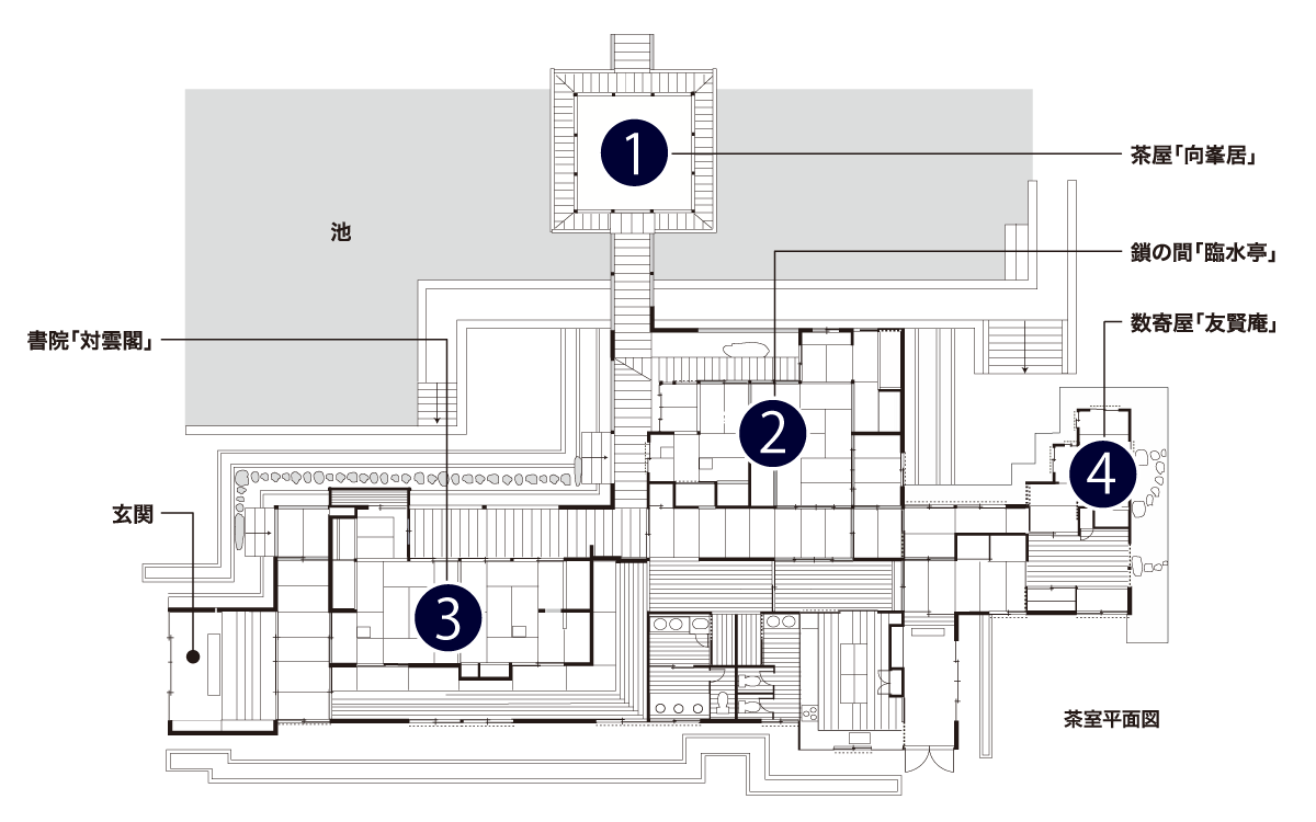 茶室マップ